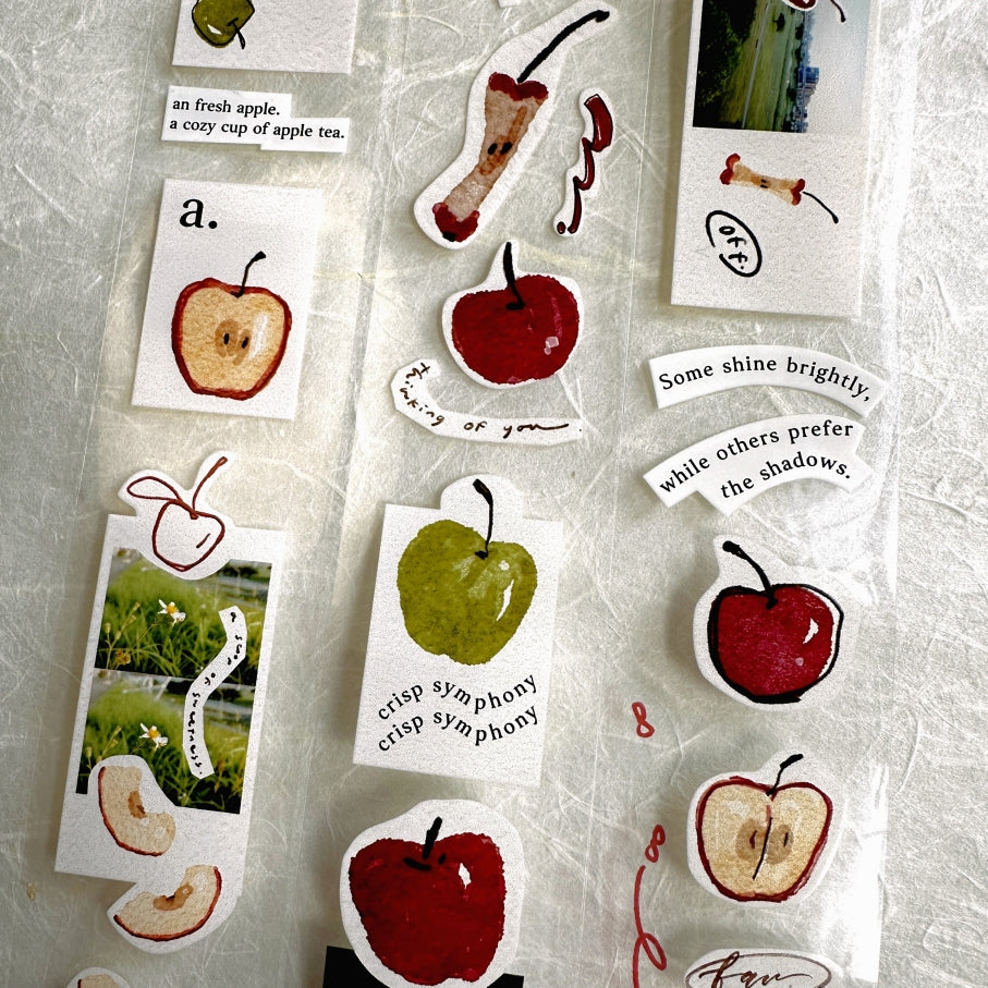 Mr. Eggplants - Apple Tea PET tape SAMPLES