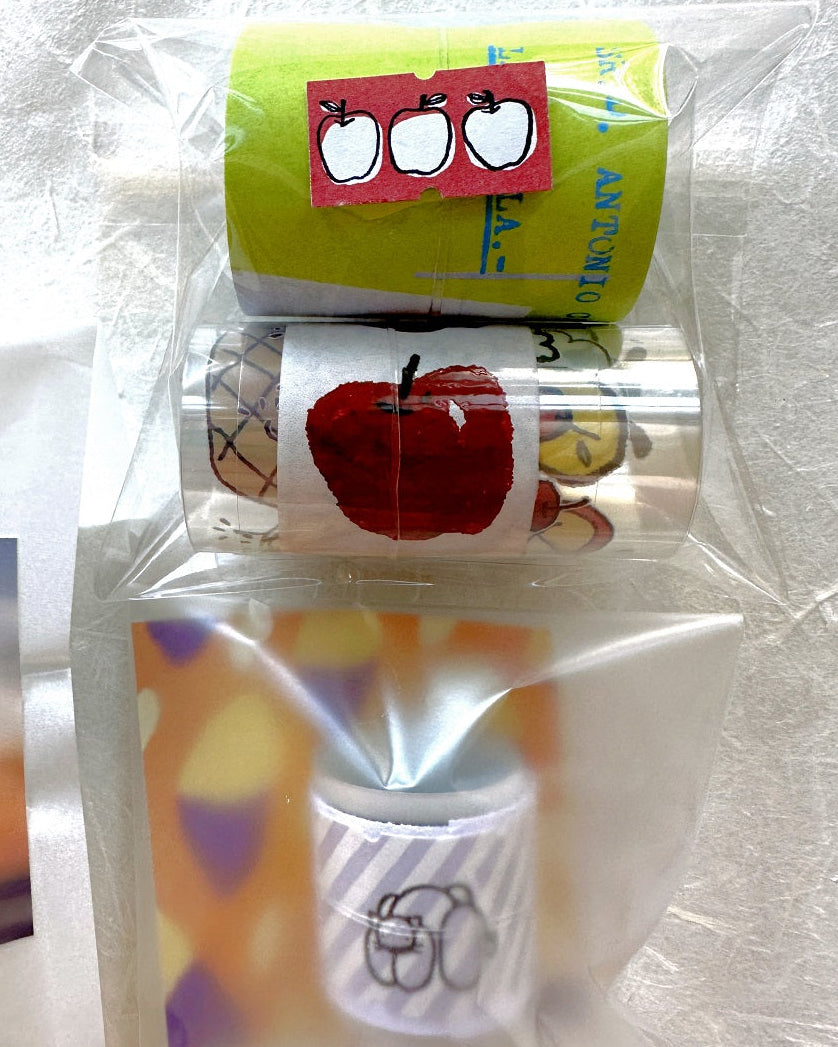 Mr. Eggplants - Apple Tea PET tape SAMPLES