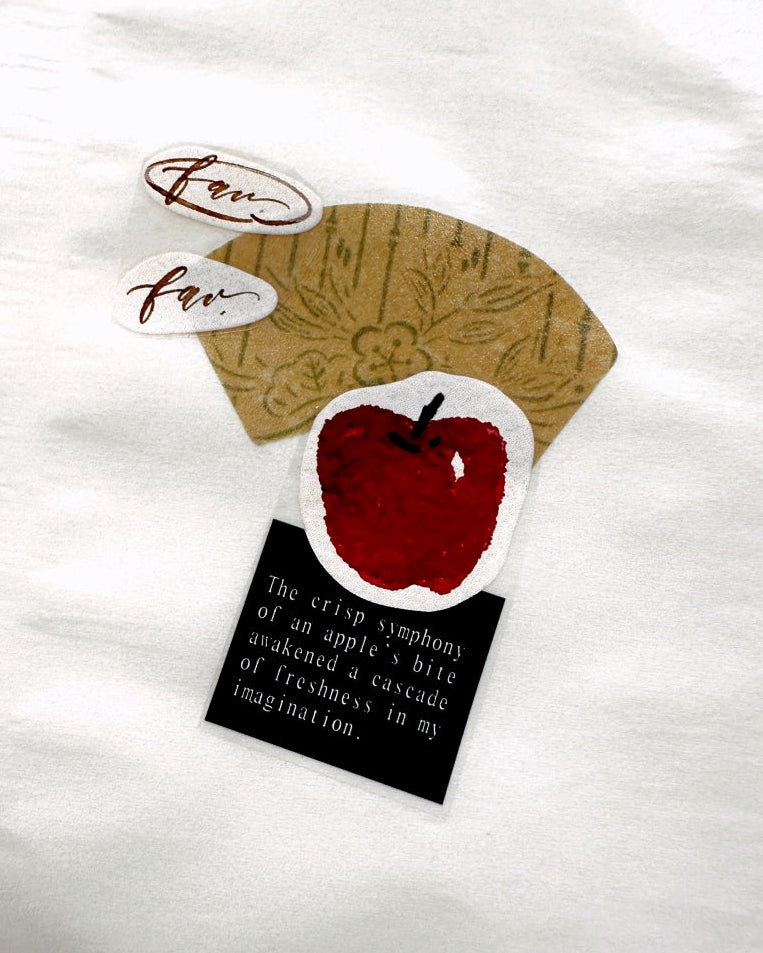 Mr. Eggplants - Apple Tea PET tape SAMPLES