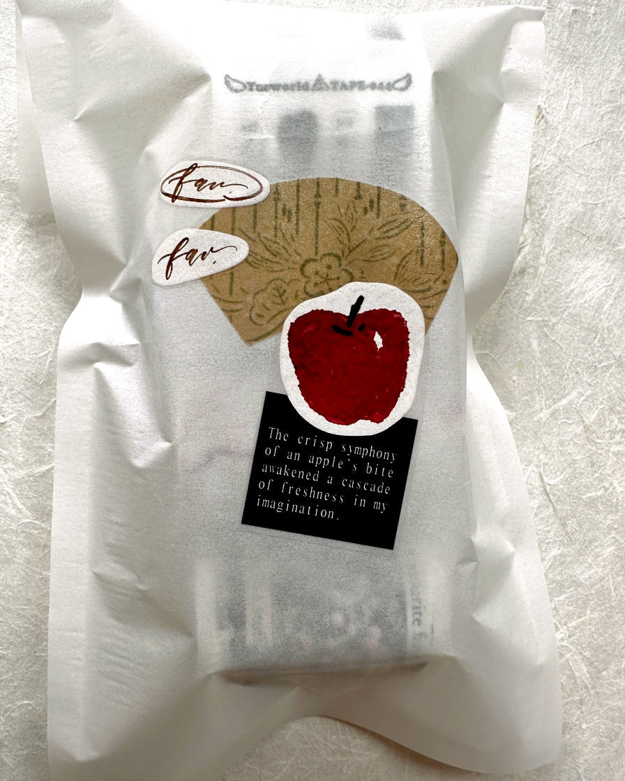 Mr. Eggplants - Apple Tea PET tape SAMPLES