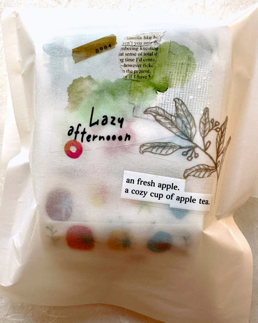 Mr. Eggplants - Apple Tea PET tape SAMPLES
