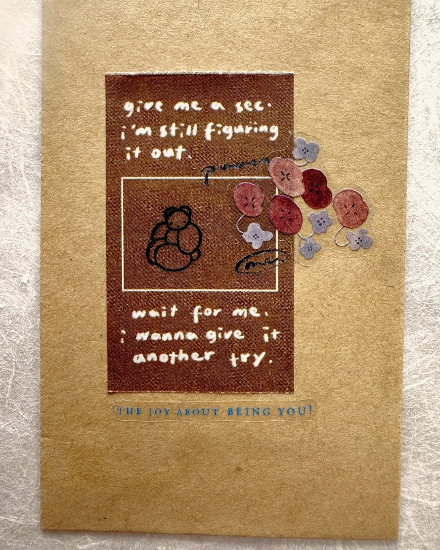 Pion - Blooming kiss-cut PET tape SAMPLES