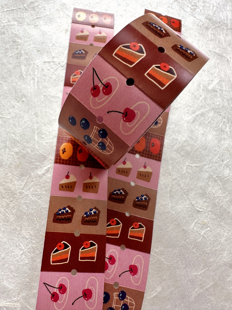 Mr. Eggplants - Fruit Cake label sticker roll SAMPLES