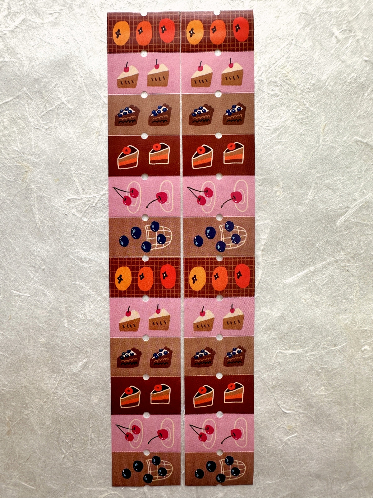 Mr. Eggplants - Fruit Cake label sticker roll SAMPLES