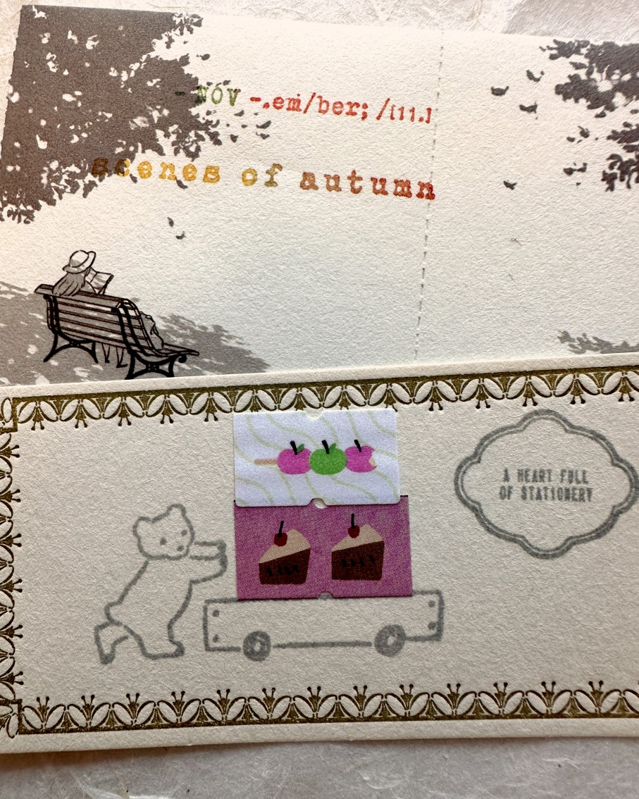 Mr. Eggplants - Fruit Cake label sticker roll SAMPLES