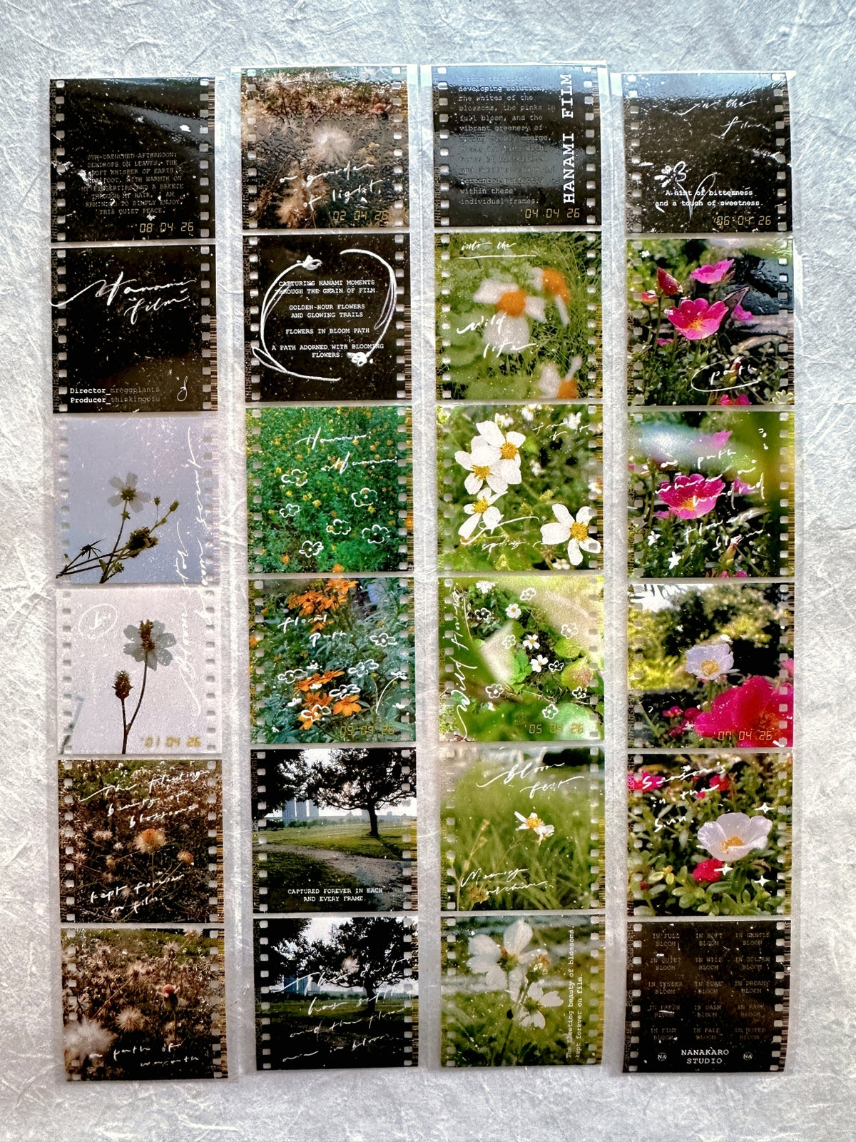 Mr. Eggplants - Hanami Film PET tape SAMPLES