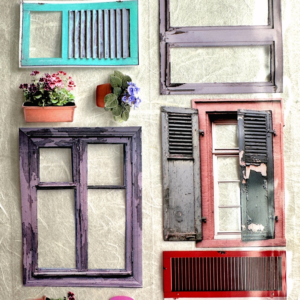 MIC MOC - Shabby Windows PET tape (6 cm x 120 cm) SAMPLES