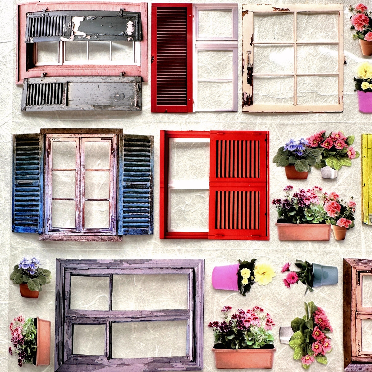 MIC MOC - Shabby Windows PET tape (6 cm x 120 cm) SAMPLES