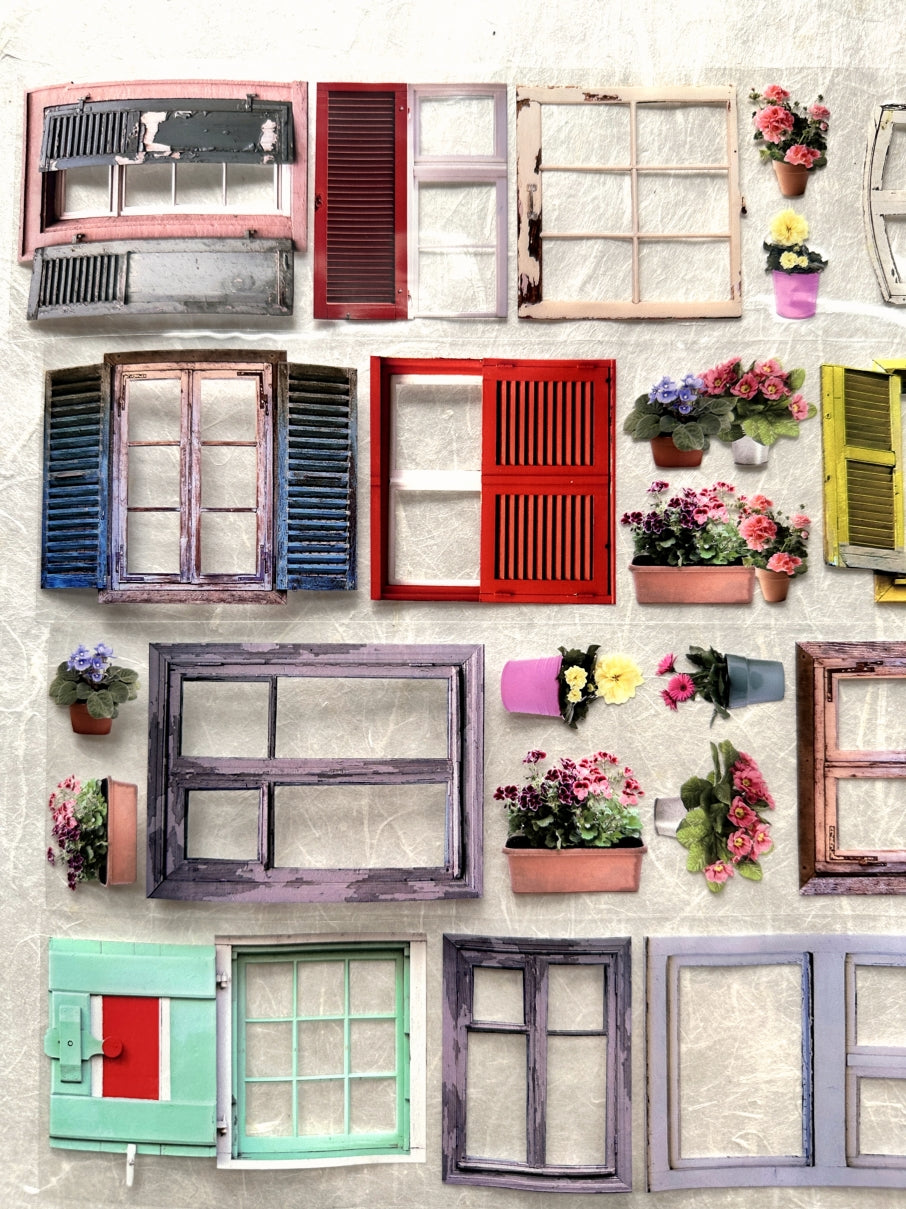 MIC MOC - Shabby Windows PET tape (6 cm x 120 cm) SAMPLES
