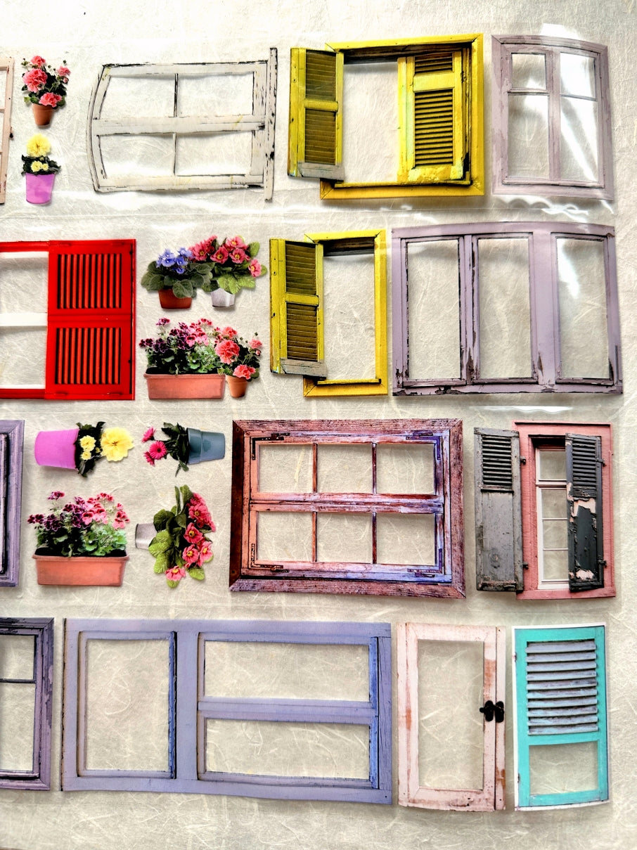 MIC MOC - Shabby Windows PET tape (6 cm x 120 cm) SAMPLES
