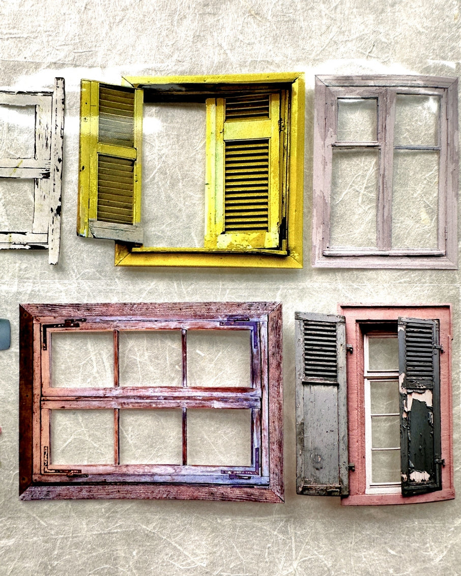 MIC MOC - Shabby Windows PET tape (6 cm x 120 cm) SAMPLES