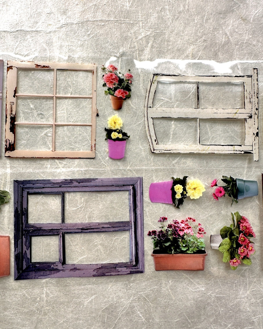 MIC MOC - Shabby Windows PET tape (6 cm x 120 cm) SAMPLES