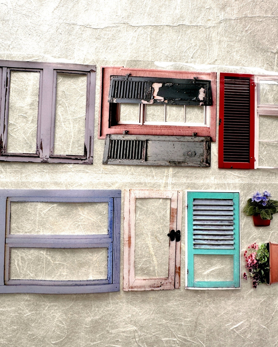 MIC MOC - Shabby Windows PET tape (6 cm x 120 cm) SAMPLES