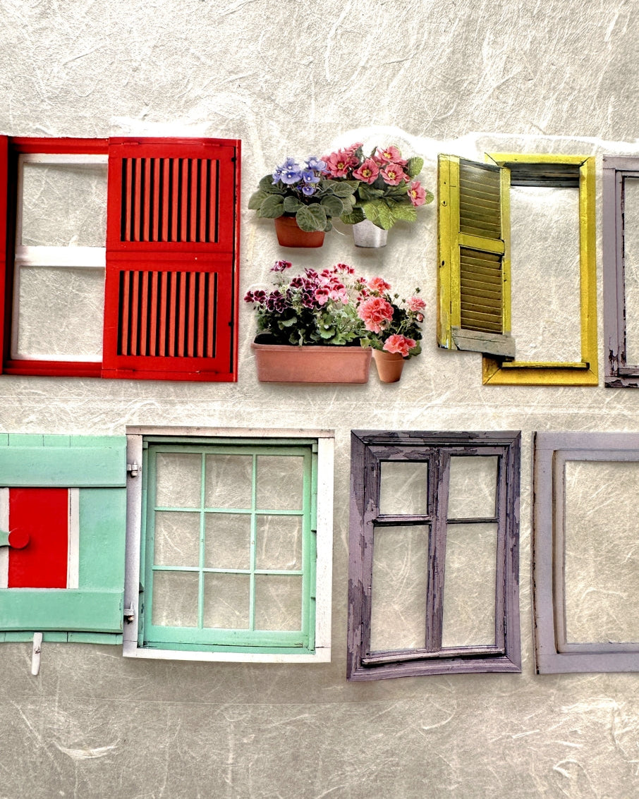 MIC MOC - Shabby Windows PET tape (6 cm x 120 cm) SAMPLES