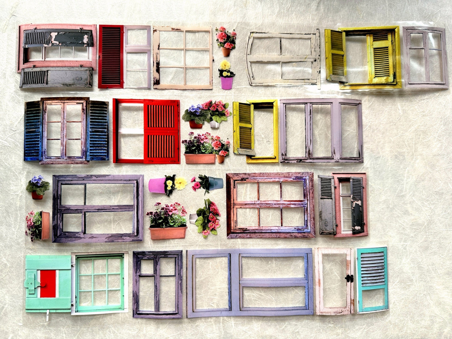 MIC MOC - Shabby Windows PET tape (6 cm x 120 cm) SAMPLES