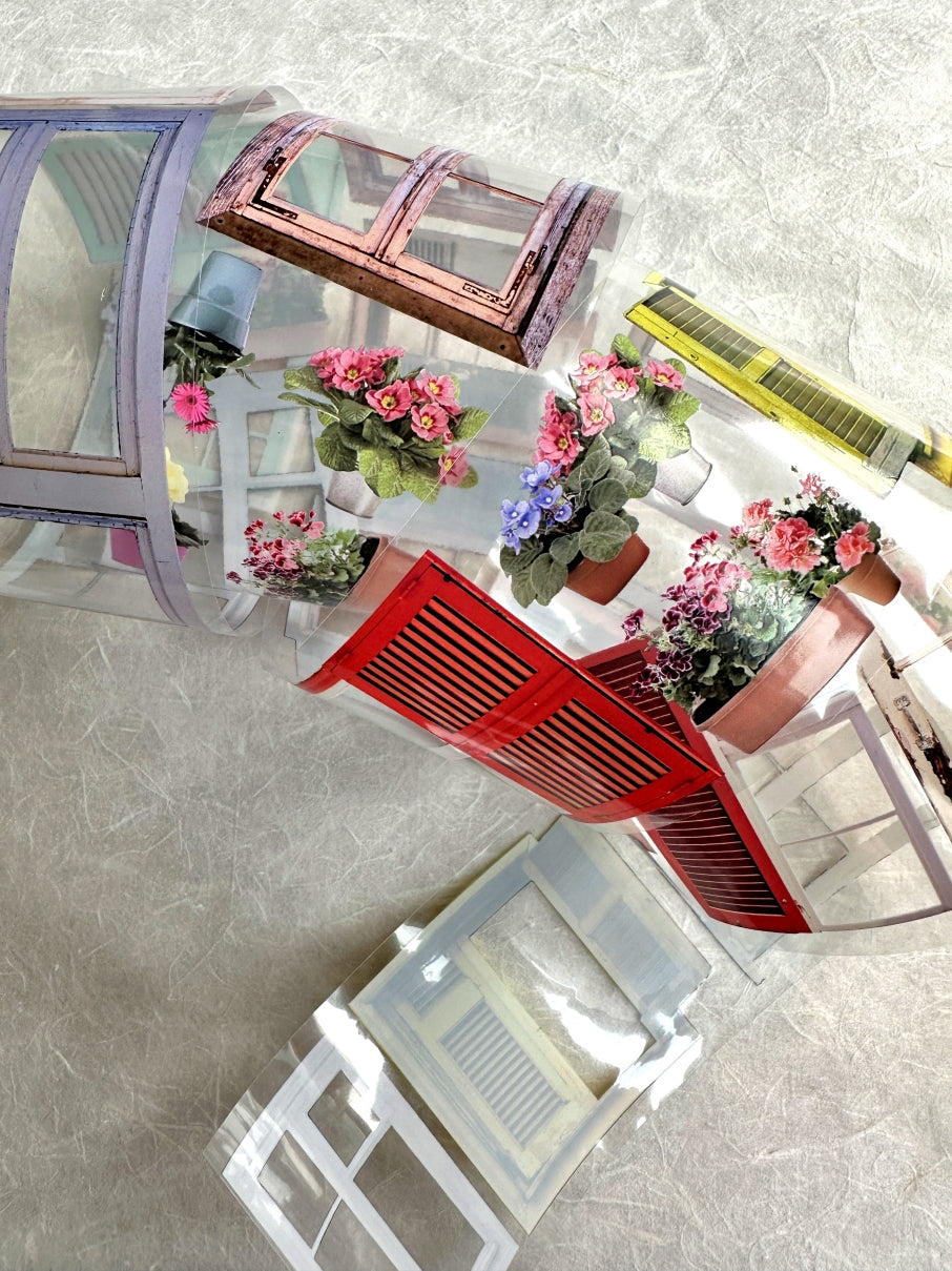 MIC MOC - Shabby Windows PET tape (6 cm x 120 cm) SAMPLES