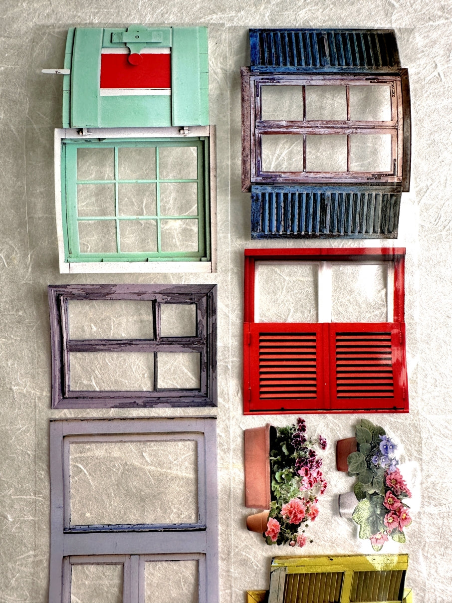 MIC MOC - Shabby Windows PET tape (6 cm x 120 cm) SAMPLES