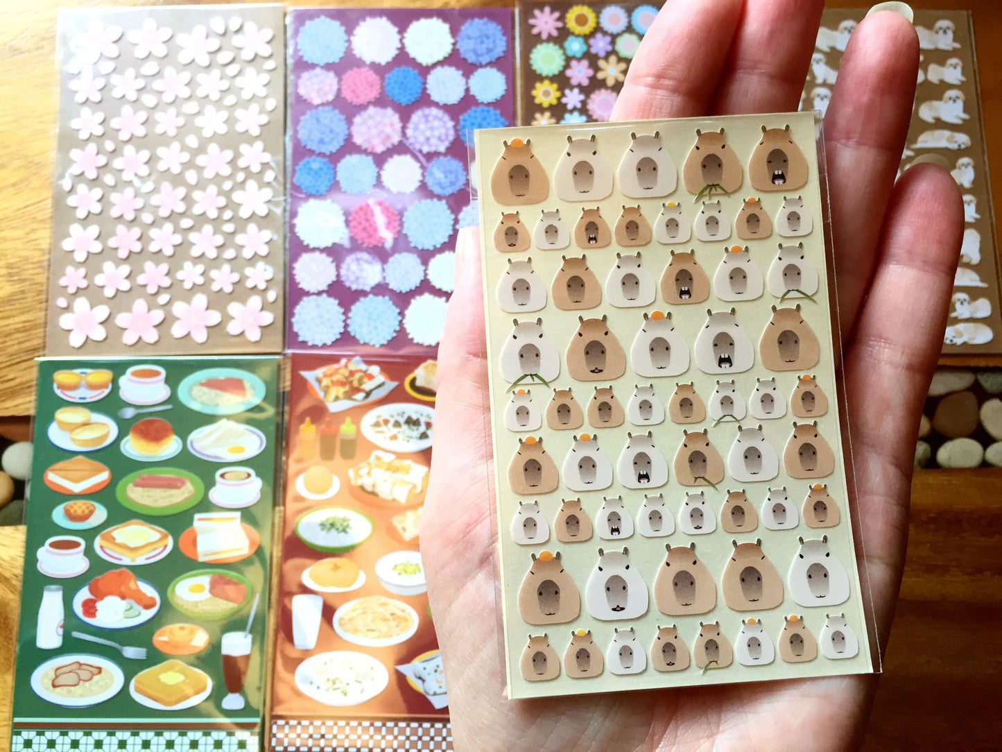 Miqingsankou - animals petite sticker sheets (7 types)