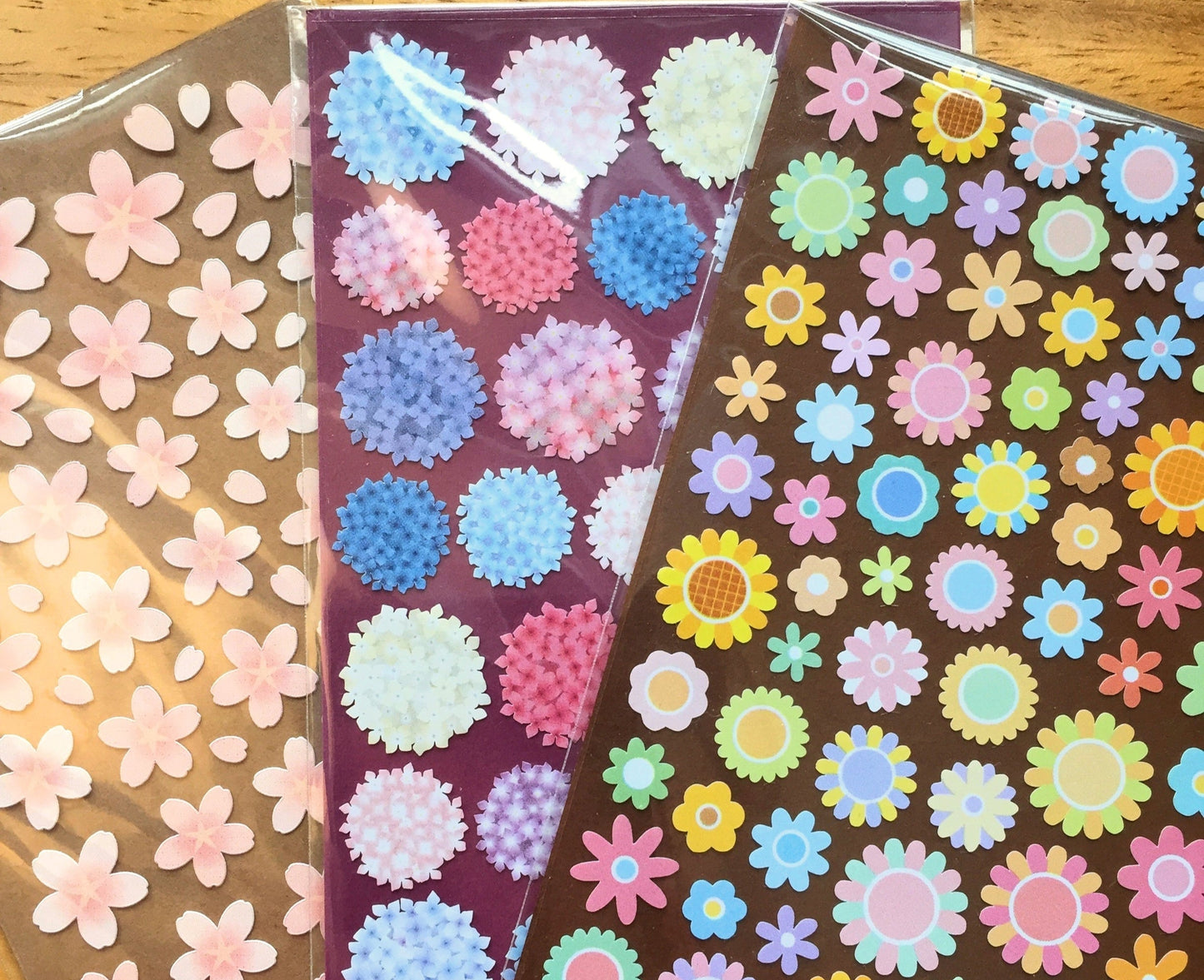 Miqingsankou - food, flowers, travel & fun petite sticker sheets (13 types)