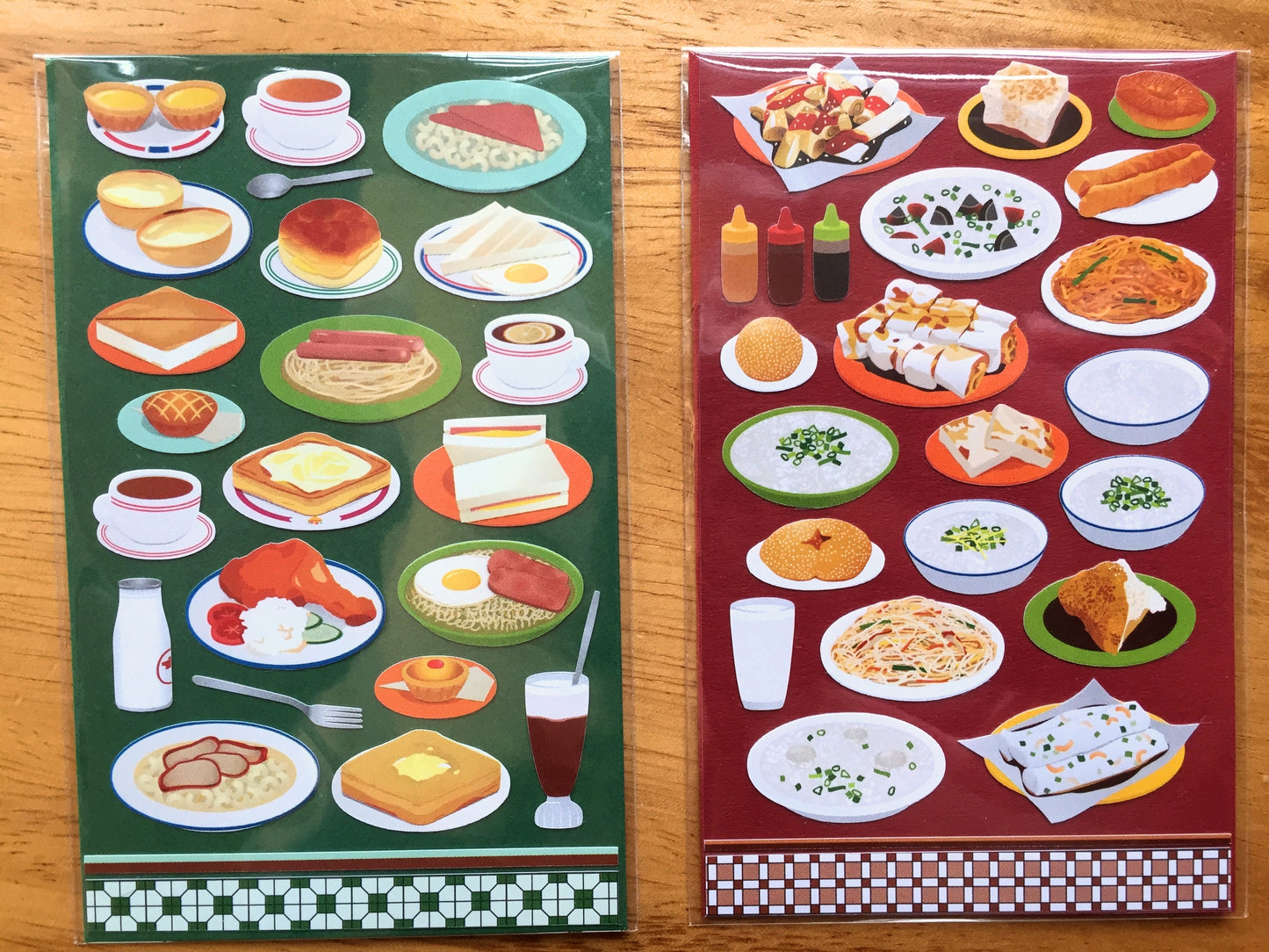 Miqingsankou - food, flowers, travel & fun petite sticker sheets (13 types)