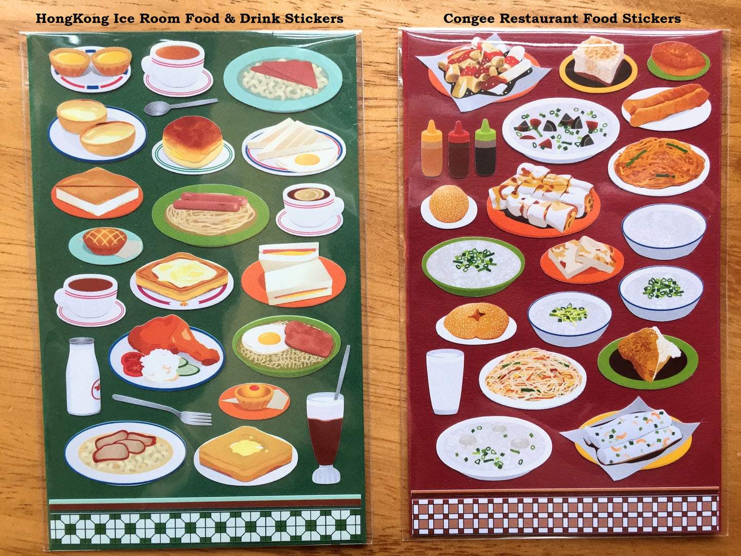 Miqingsankou - food, flowers, travel & fun petite sticker sheets (13 types)