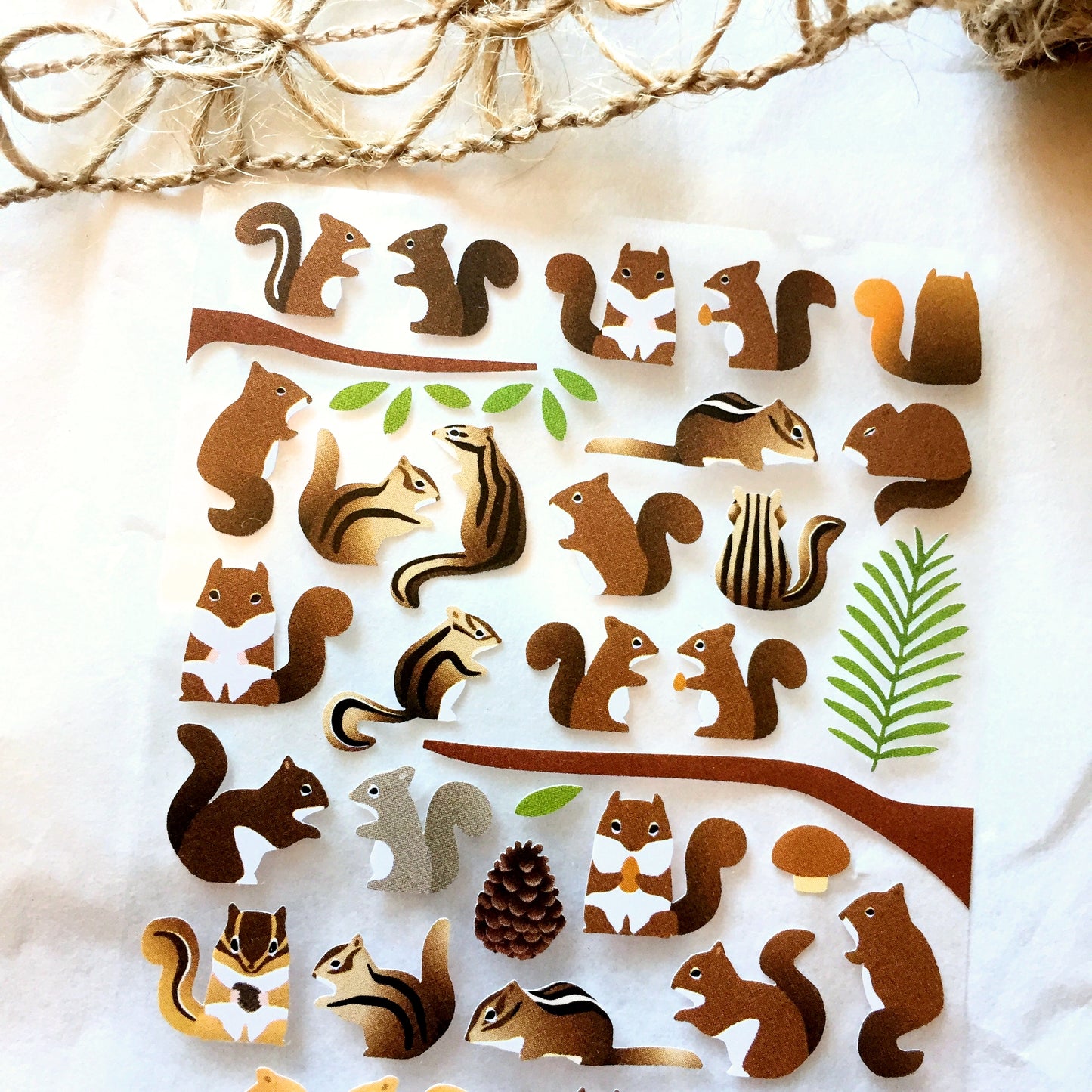Miqingsankou - animals petite sticker sheets (7 types)