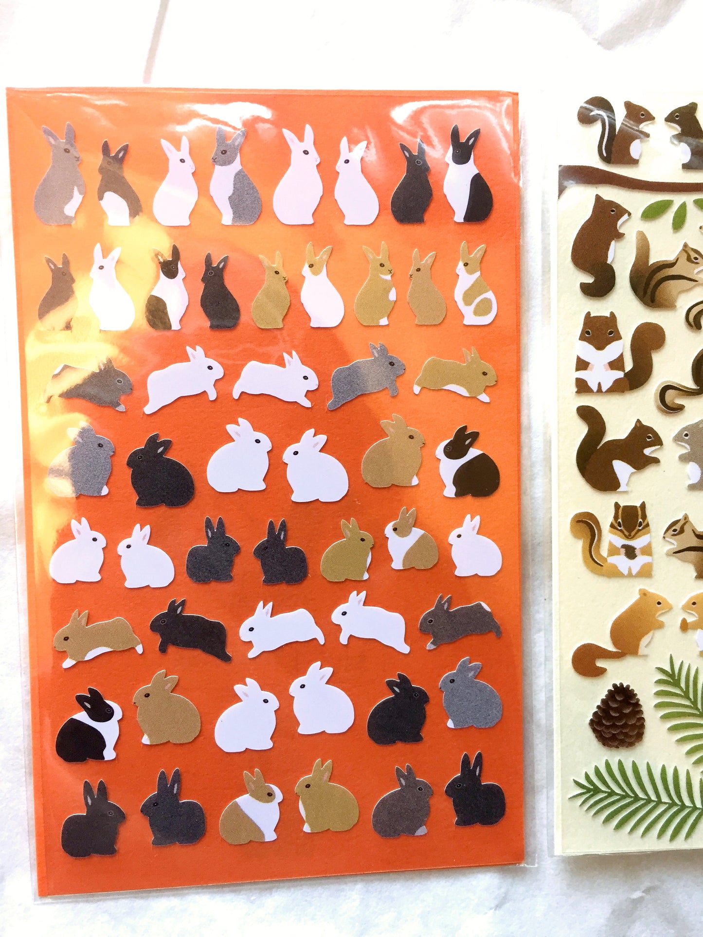 Miqingsankou - animals petite sticker sheets (7 types)
