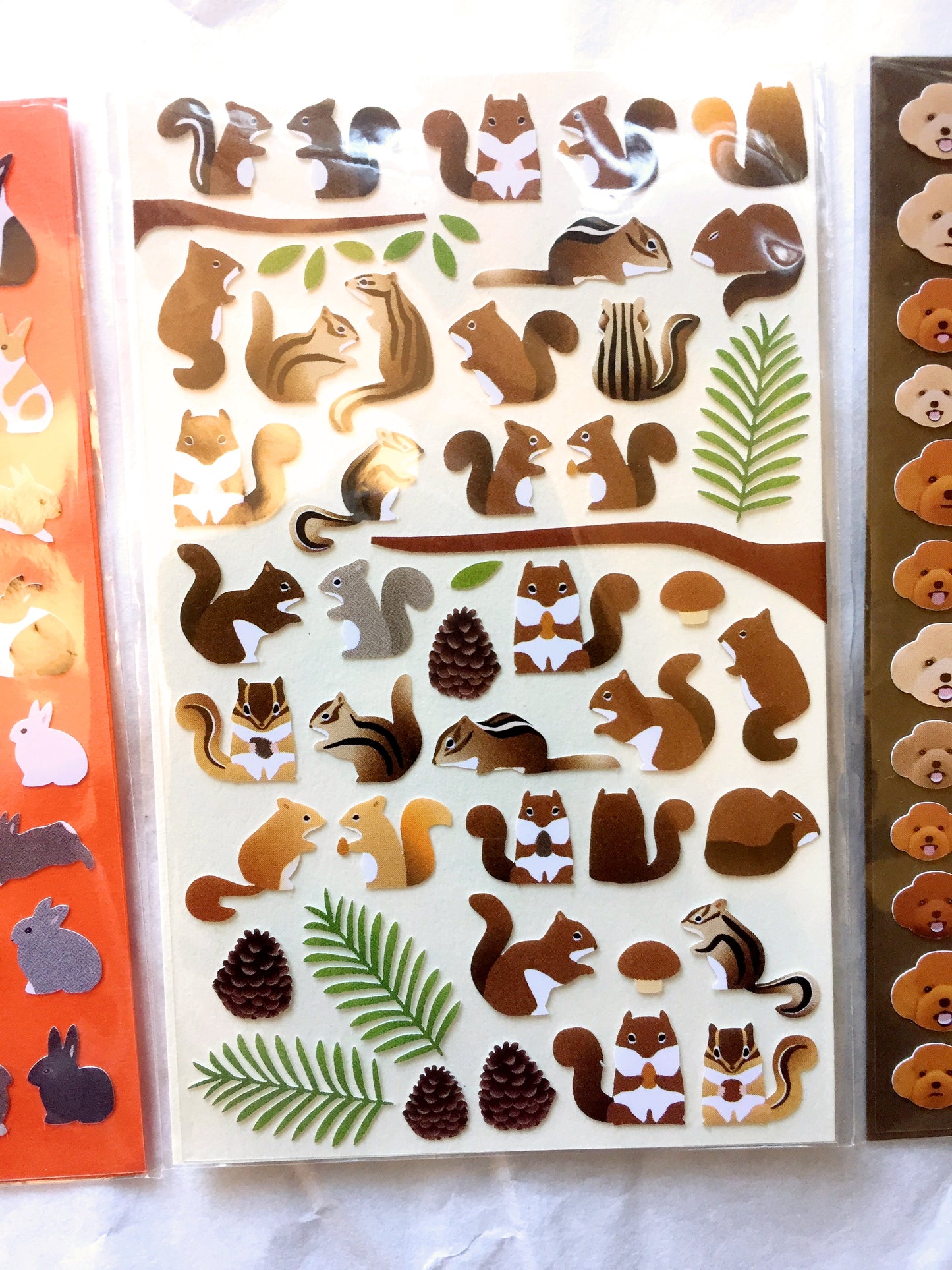 Miqingsankou - animals petite sticker sheets (7 types)