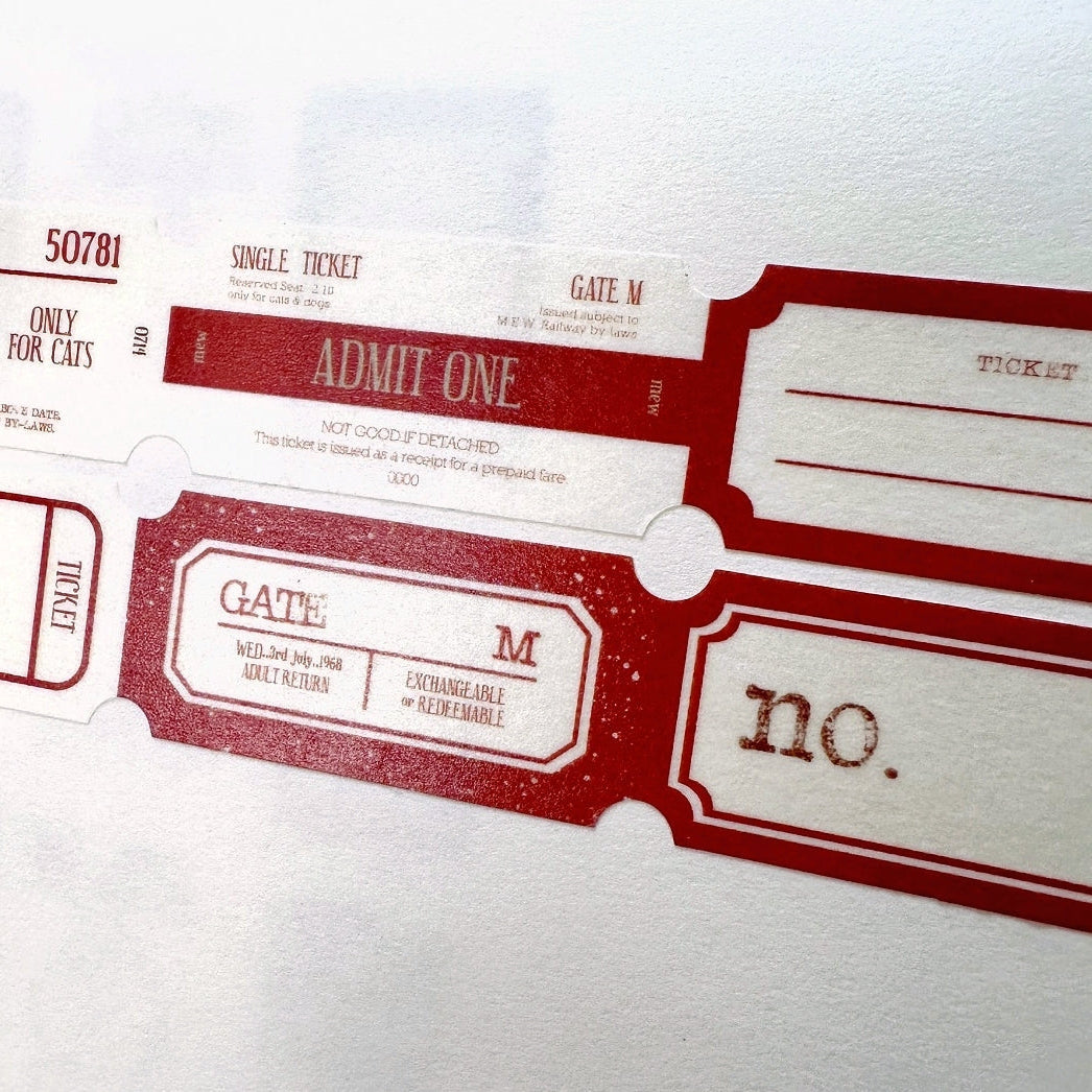 Mewmewbeam - Red Label washi tape SAMPLES