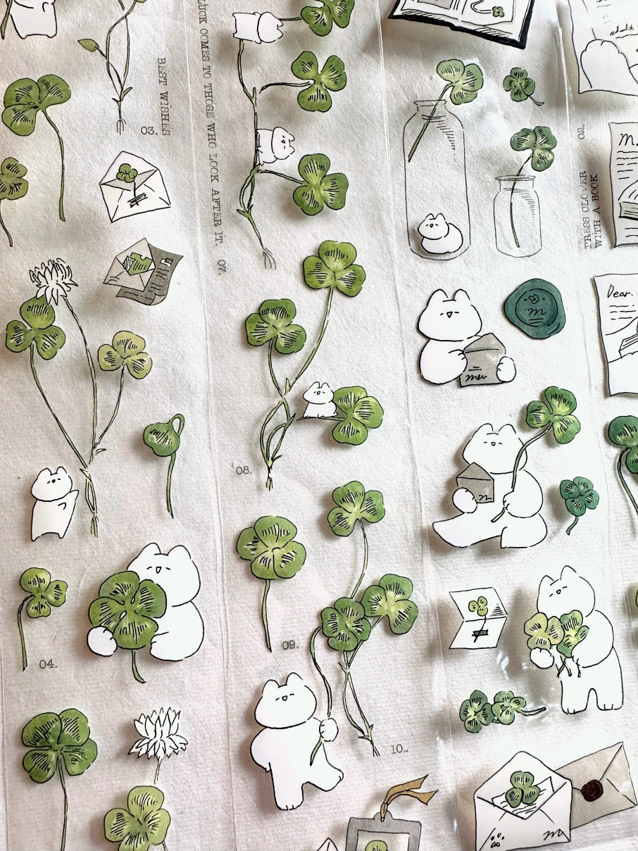 Mewmewbeam - Clover PET tape SAMPLES