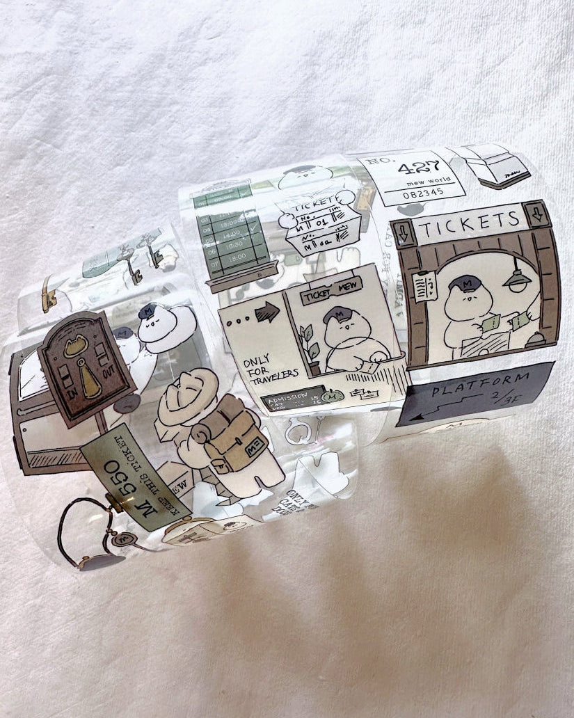 Mewmewbeam - Ticket Office PET tape SAMPLES
