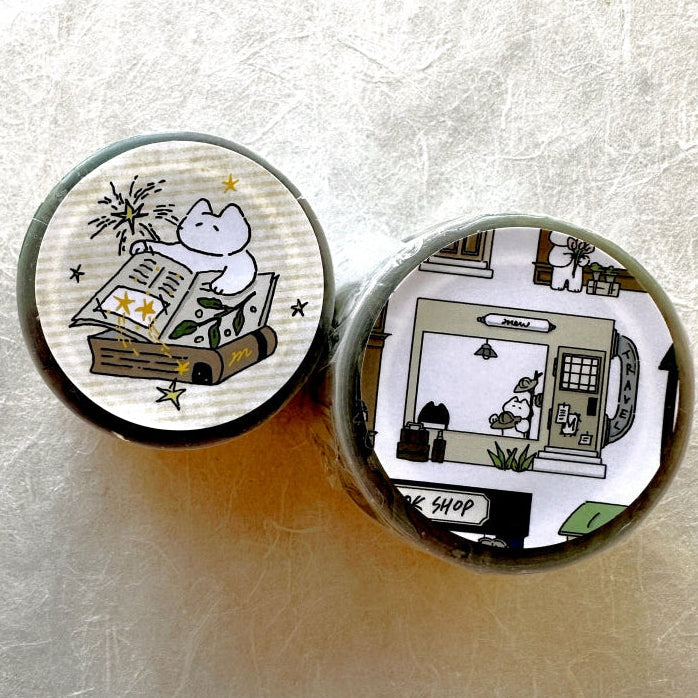 Mewmewbeam - Star Collecting kiss-cut gold foil PET tape SAMPLES