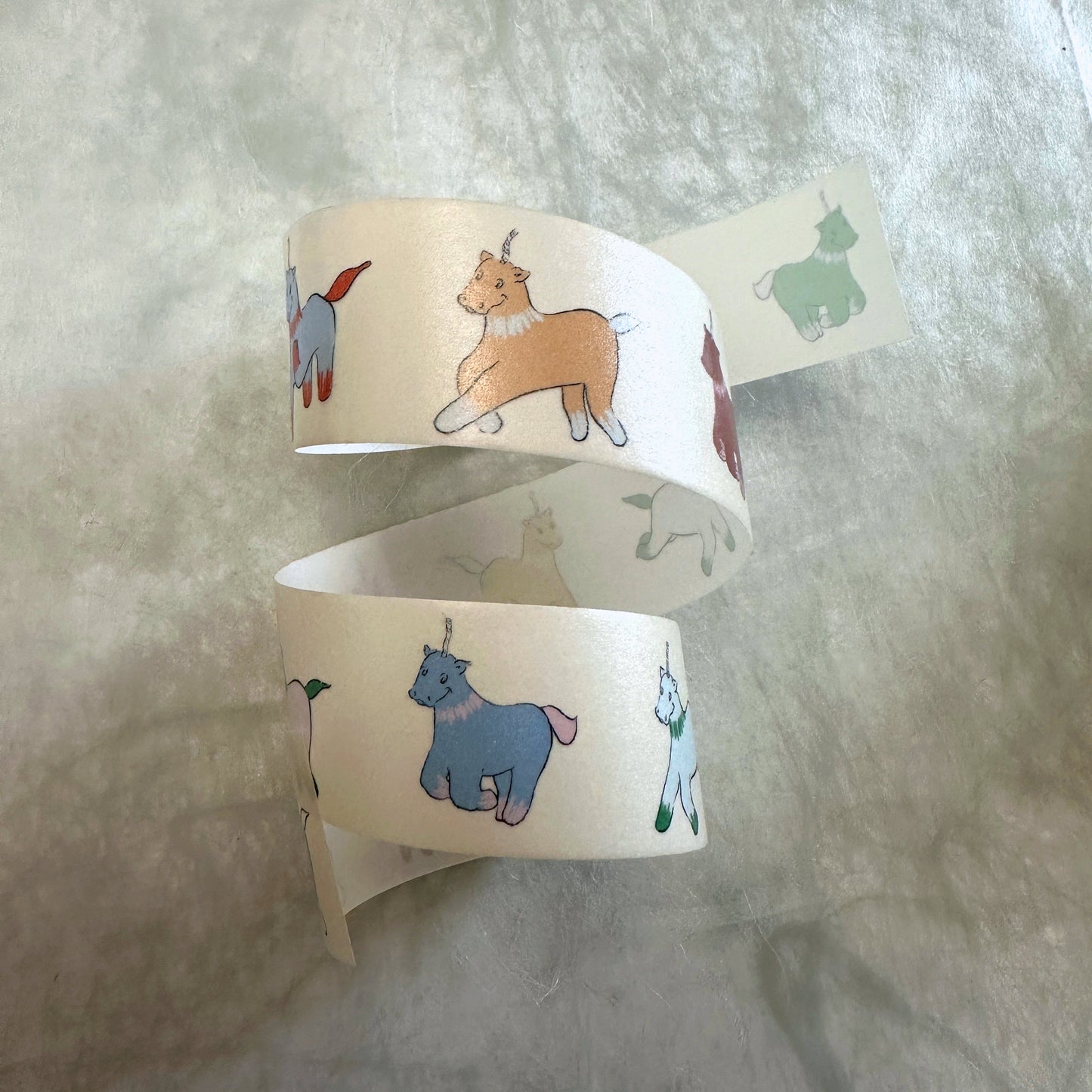 MSRY Stationery - Candle Horse Run to the Good Life washi tape SAMPLES