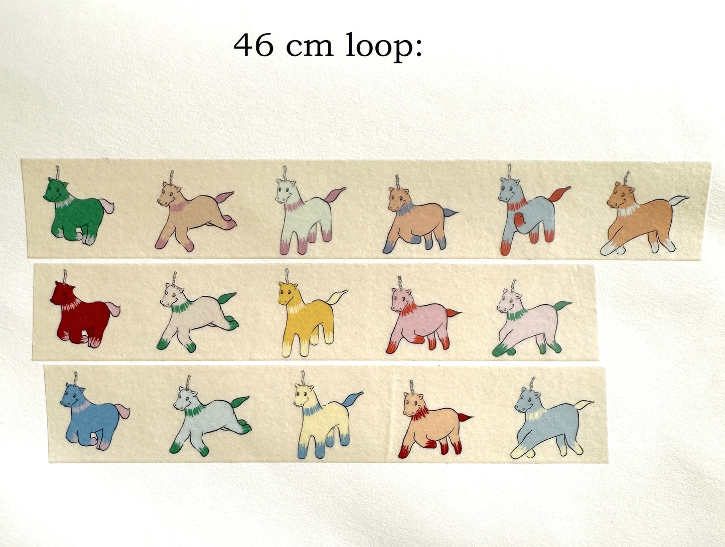 MSRY Stationery - Candle Horse Run to the Good Life washi tape SAMPLES