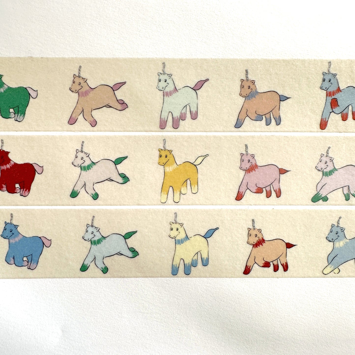 MSRY Stationery - Candle Horse Run to the Good Life washi tape SAMPLES