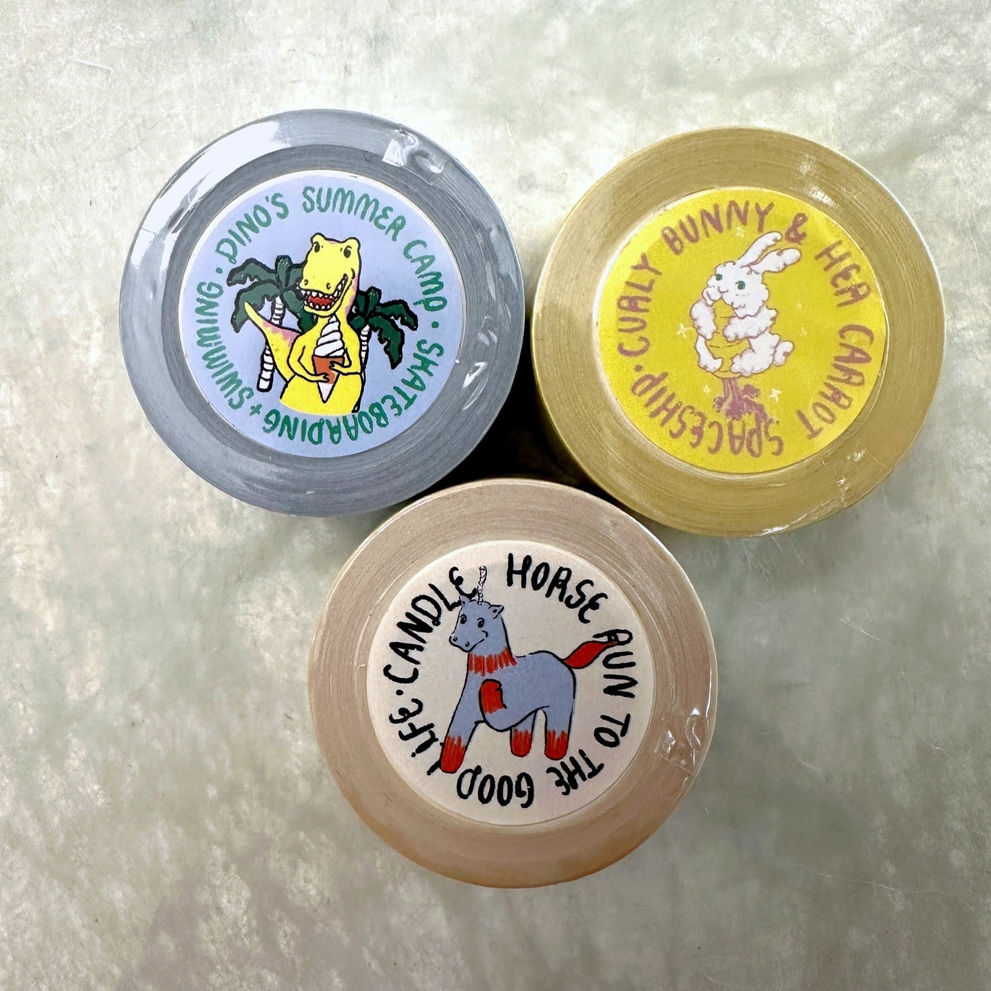 MSRY Stationery - Candle Horse Run to the Good Life washi tape SAMPLES