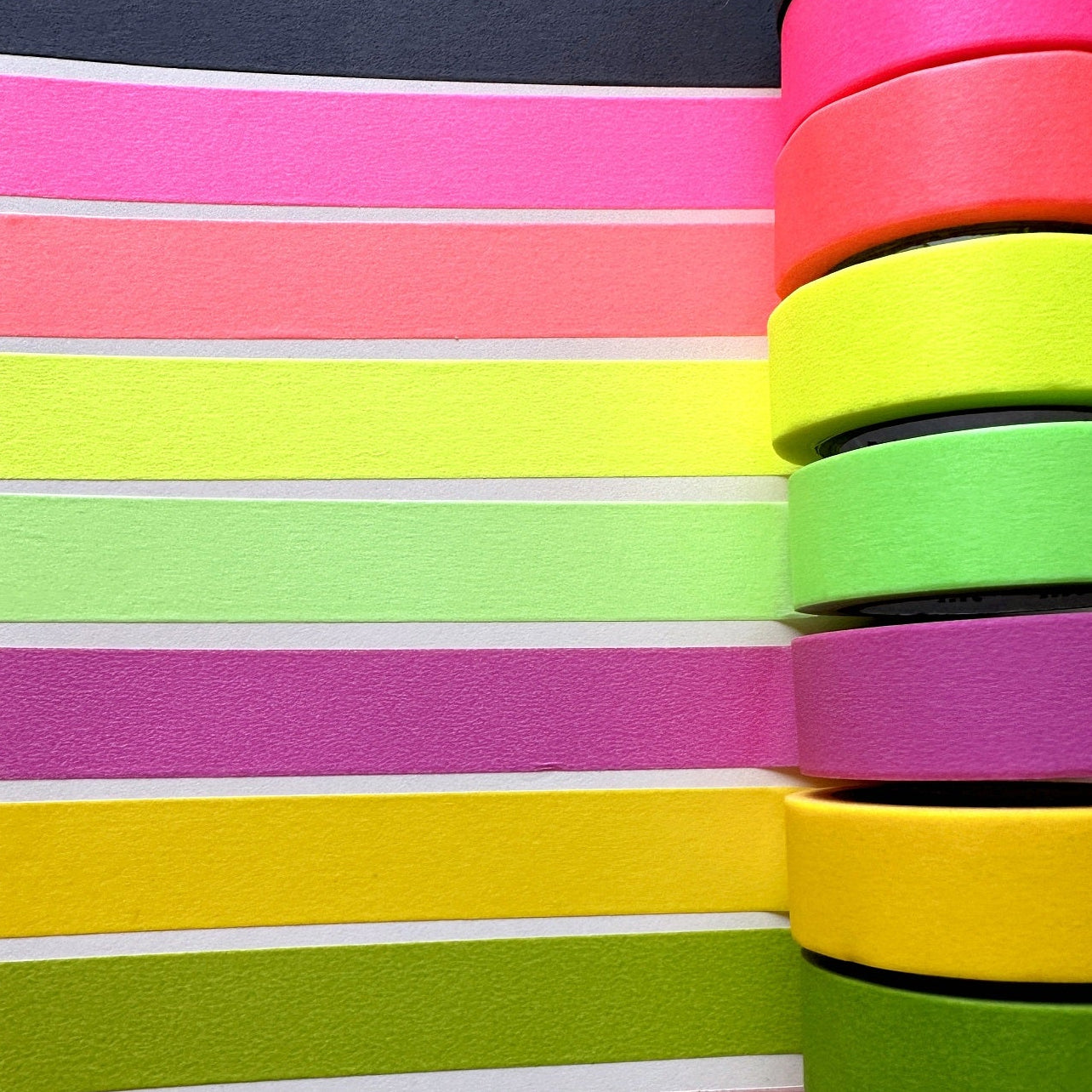 MT - Basic Tone Matte & Shocking solids washi tapes 8-color SAMPLER