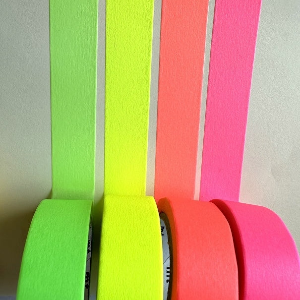 MT - Basic Tone Matte & Shocking solids washi tapes 8-color SAMPLER