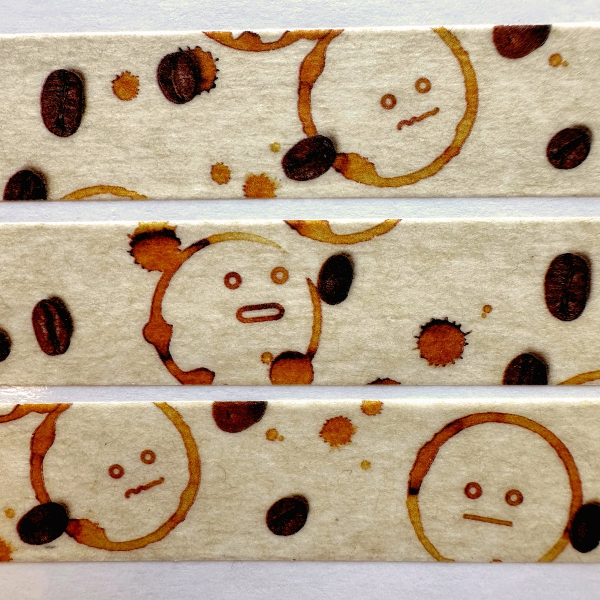 mt upcycle - Recycled coffee filter washi tapes SAMPLES