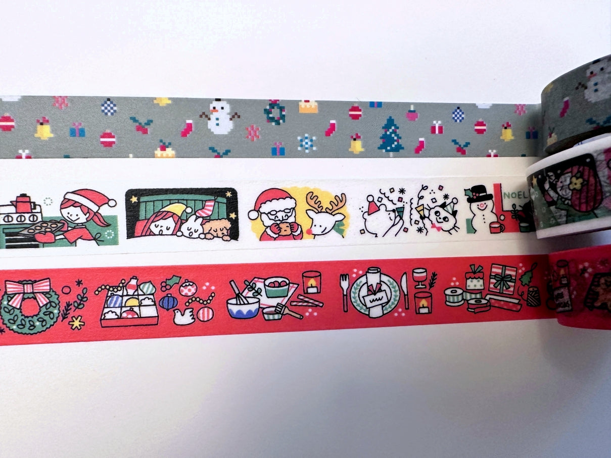 MT limited edition - Merry Christmas washi tape SAMPLES