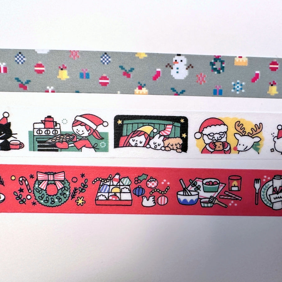 MT limited edition - Merry Christmas washi tape SAMPLES