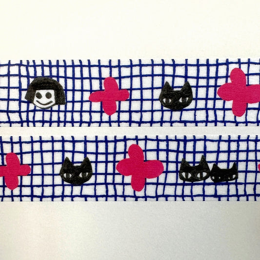 mt x Makoto Matsubayashi - Friend Grid washi tape SAMPLES