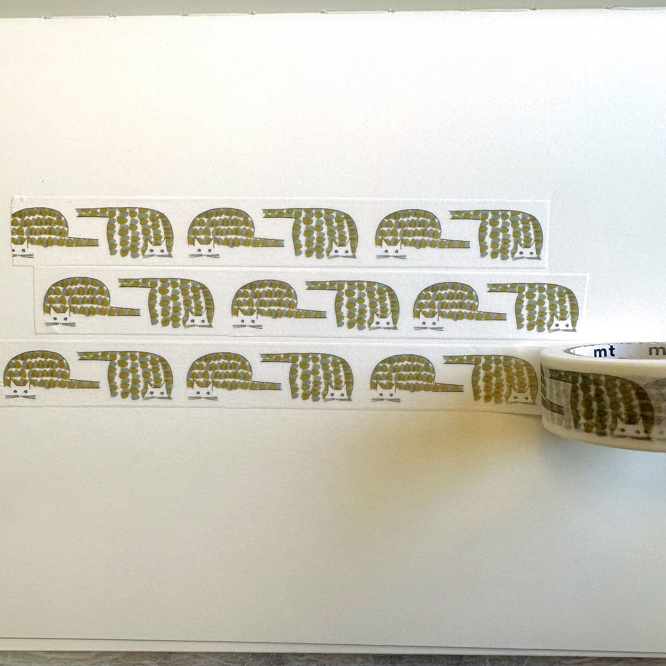 mt x Ichiro Yamaguchi - Neko washi tape SAMPLES