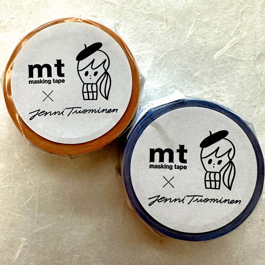 mt x Jenni Tuominen - Sinilintu washi tape SAMPLES