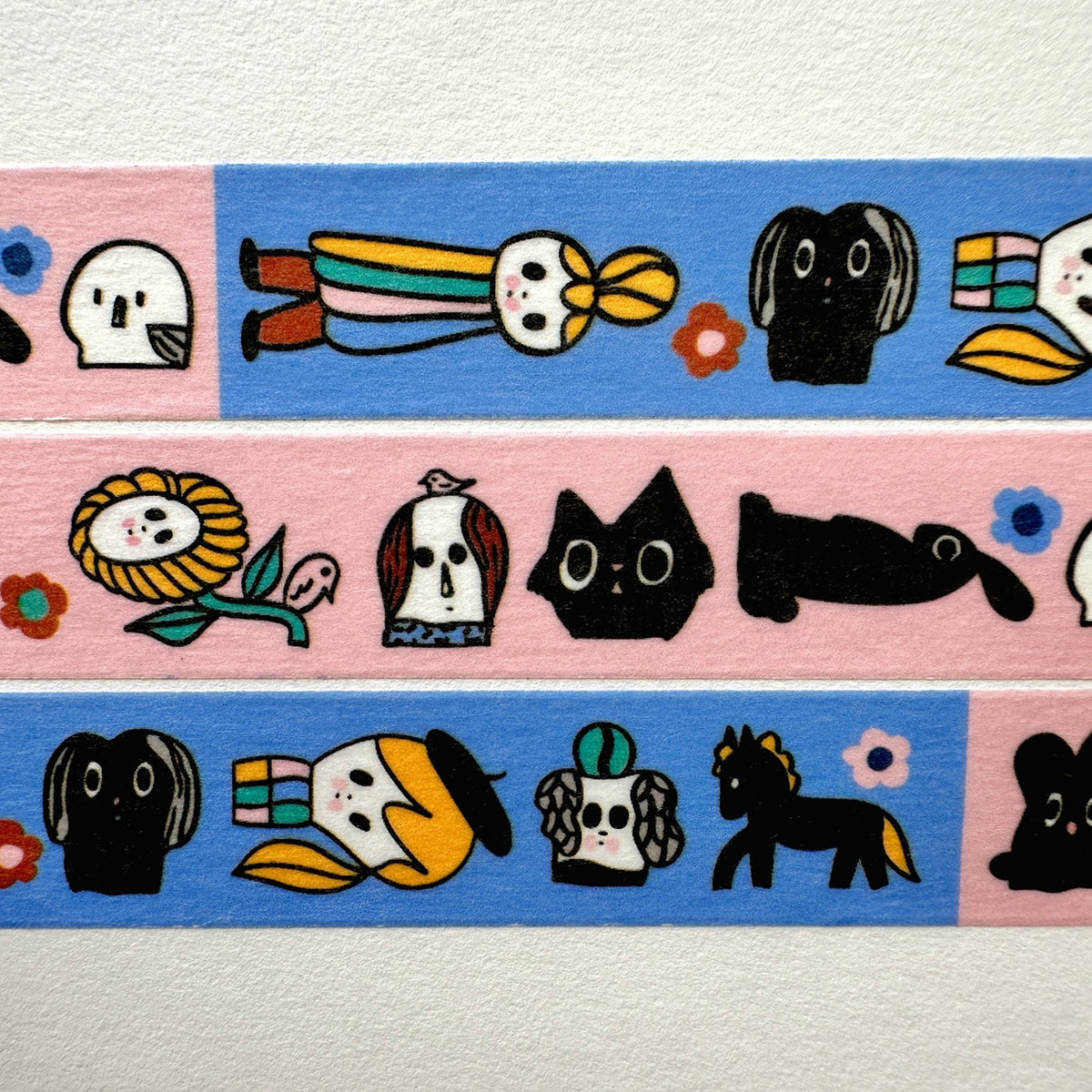 mt x Jenni Tuominen - Karkelot washi tape SAMPLES