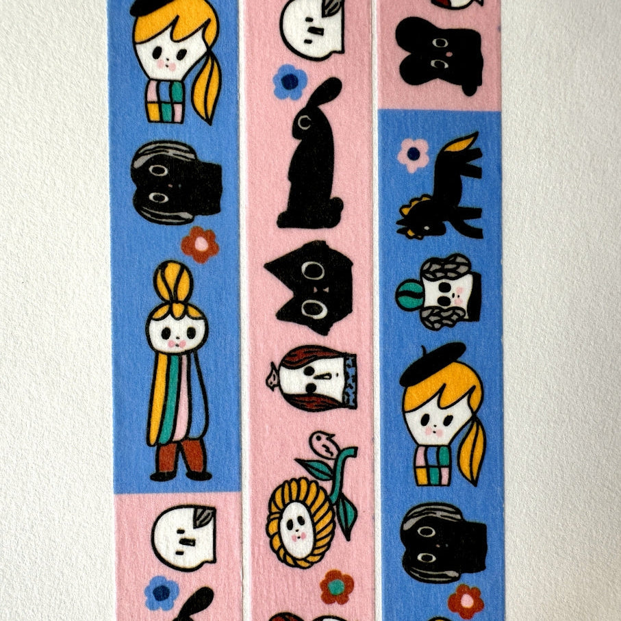 mt x Jenni Tuominen - Karkelot washi tape SAMPLES