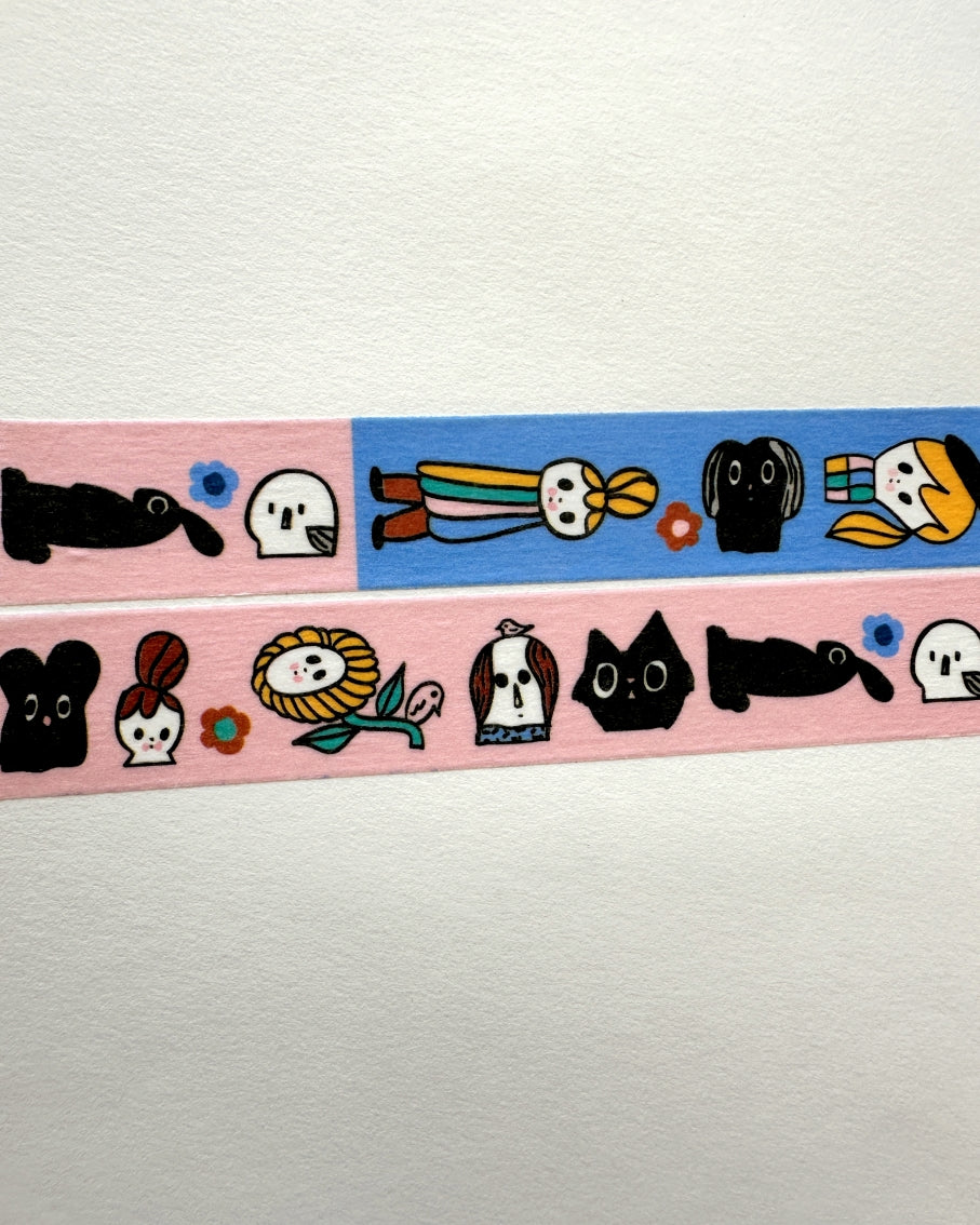 mt x Jenni Tuominen - Karkelot washi tape SAMPLES