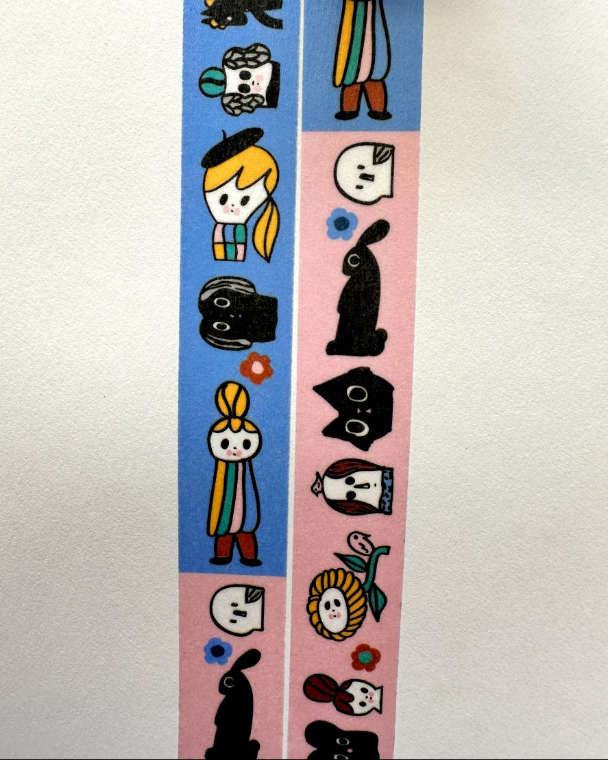 mt x Jenni Tuominen - Karkelot washi tape SAMPLES