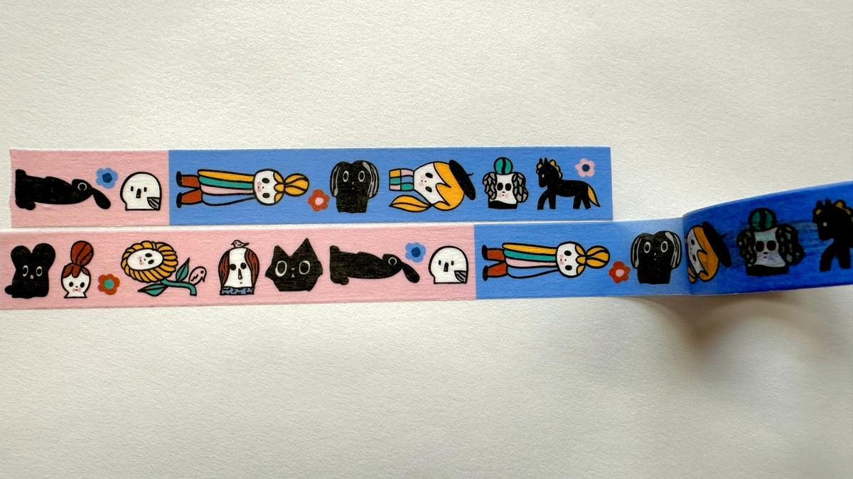 mt x Jenni Tuominen - Karkelot washi tape SAMPLES