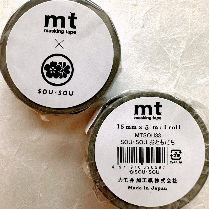 mt x SOU SOU - Good Friend washi tape SAMPLES